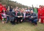 v.l.n.r. Bernd Reinzhagen, OB Norbert Feith und Stefan Grunwald eröffnen den Spielplatz Bild: Ben Frahm