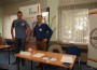 Glücklich in der Baubranche: Personalleiter Ralf Gronostay und Straßenbaulehrling Hendrik
Rohleder Bild: Ben Frahm
