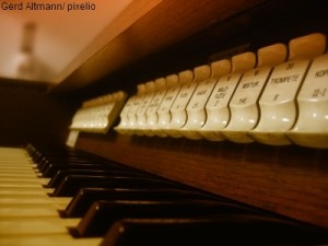 Orgel Tasten